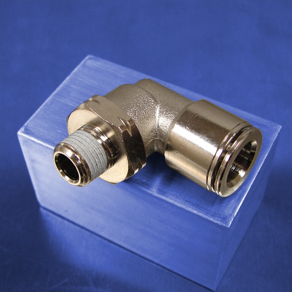 1/8 NPT Threads (Pushin Swivel Elbow Fittings) Pneumadyne